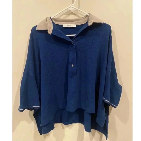Garmentory Seya Polo Blouse - Picture 1 of 5